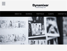 Tablet Screenshot of dynamixer.co.kr